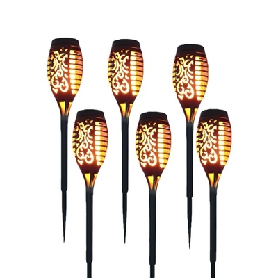 12LED 33LED Solar Flame Latarka Zewnętrzne miganie Wodoodporne słoneczne światło LED