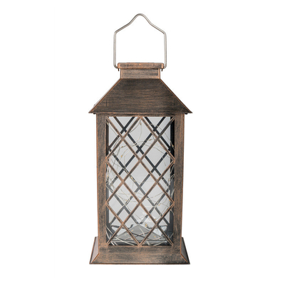Ogród LED Solar Powered Outdoor Lanterns Drut miedziany String Wodoodporna zewnętrzna lampa wisząca