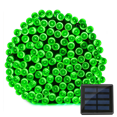Boże Narodzenie 1000 cm Zasilane energią słoneczną LED String Lights 100 LED Blink / Blink Miedziany drut Wodoodporny
