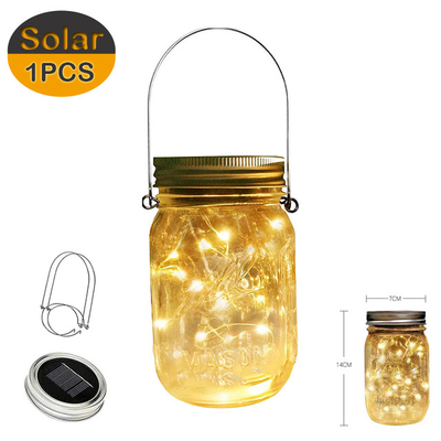Dekoracyjny Power Firefly Dekoracyjny ogród zewnętrzny Świąteczne wiszące LED Solar Fairy Lights