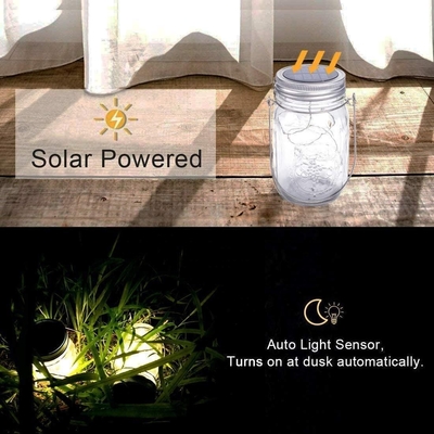 Dekoracyjny Power Firefly Dekoracyjny ogród zewnętrzny Świąteczne wiszące LED Solar Fairy Lights
