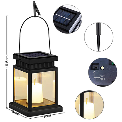 Bezpłomieniowa lampa wisząca w ogrodzie słonecznym Zewnętrzna wodoodporna dioda LED