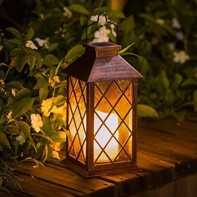 Outdoor Garden Solar Wiszące diody LED Migające światła świec