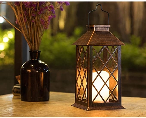 Outdoor Garden Solar Wiszące diody LED Migające światła świec