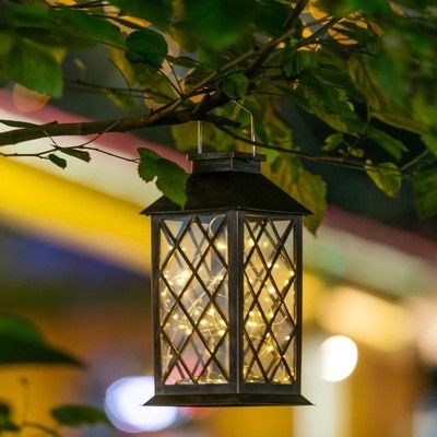 Outdoor Garden Solar Wiszące diody LED Migające światła świec