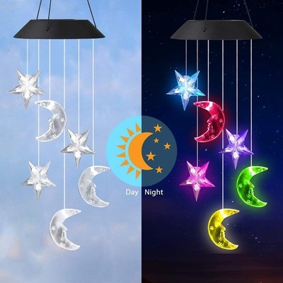 DC6V Solarne oświetlenie ogrodowe LED 80lm Dzwonek wietrzny Hummingbird