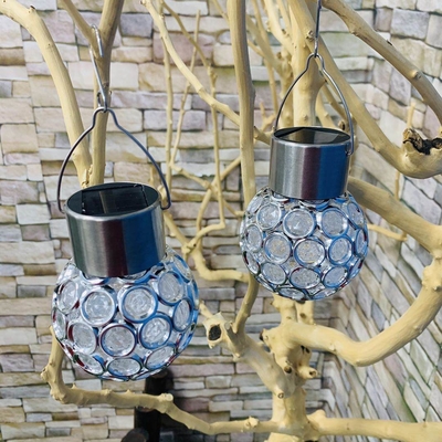 Solarna lampa ogrodowa nowa pusta dekoracyjna wisząca kula szklana kula led light!