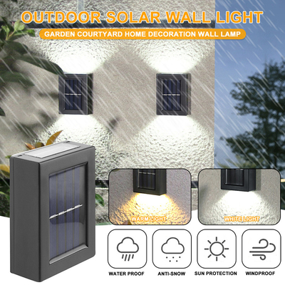 WINXU IP65 Wodoodporne lampy solarne Led Outdoor Landscape Balkon Dekoracyjne oświetlenie ścienne