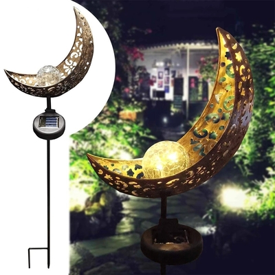 Outdoor Courtyard Solar LED Garden Lights Dekoracja Moon Sun Stars Wodoodporna lampka nocna