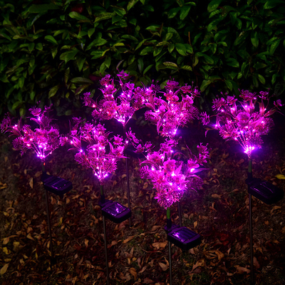 Phalaenopsis Solarne oświetlenie ogrodowe LED Małe polne kwiaty Oświetlenie ogrodowe na trawniku