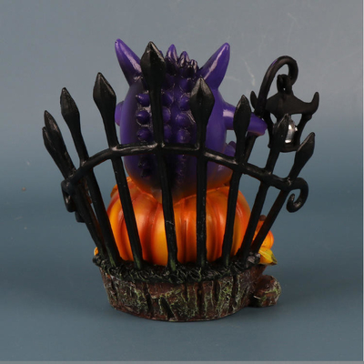 Anime Gengar Halloween Duch Dynia Latarnia Światło Słoneczne Rzemiosło Rysunek Księżyc Cień Statua