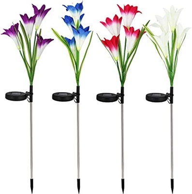 RoHS Outdoor Solar Courtyard Light Wodoodporne Lily Lawn / Dekoracje ślubne 2700K