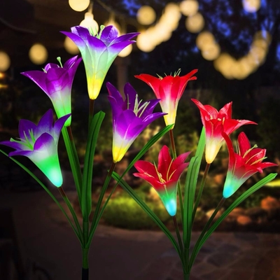 RoHS Outdoor Solar Courtyard Light Wodoodporne Lily Lawn / Dekoracje ślubne 2700K
