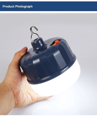 Przenośna żarówka LED Solarne światła awaryjne do namiotu kempingowego IP65 2700K