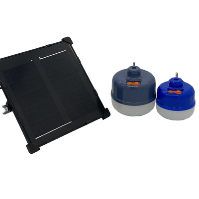 Przenośna żarówka LED Solarne światła awaryjne do namiotu kempingowego IP65 2700K