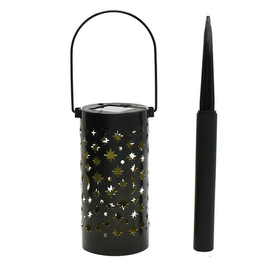Wodoodporne dekoracyjne słoneczne lampy ogrodowe LED Star Moon Hollow Light 6000K