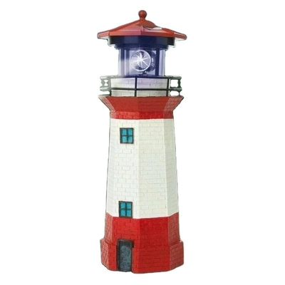 Figurka LED Solar Gift Light Garden Fence Zasilana energią słoneczną Lighthouse Light 1.2V