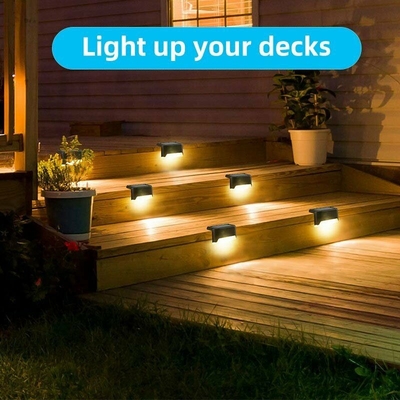 Ciepła biała lampa schodowa SMD Solar Led Wodoodporna lampa schodowa Led Solar Deck 10LM