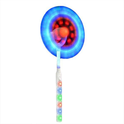 Kolorowa lampa błyskowa LED Rainbow Spinning Toy Solar Windmill Light na Halloween, Boże Narodzenie