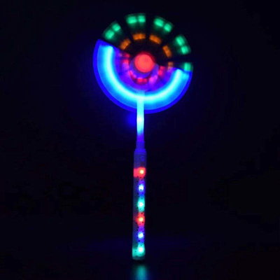 Flash Dinosaur Glow Stick Wiatrak Solar Gift Light Double Head Toy