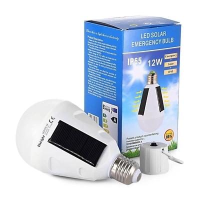 1200mah Solarne światła awaryjne Akumulatorowa żarówka słoneczna IP65