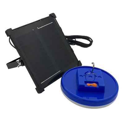 Akumulatorowe światła awaryjne na energię słoneczną 5V / 5W Panel słoneczny 5m Kabel podwójna głowica
