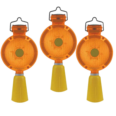 Roadblock LED Ostrzeżenie Zasilany energią słoneczną Led Strobe Light Dia 19cm Wysokość 38cm