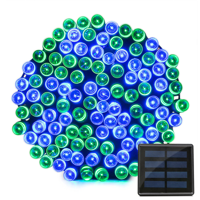 50 LED Wave Combination Zasilane energią słoneczną LED String Lights Wodoodporne do dekoracji świątecznych