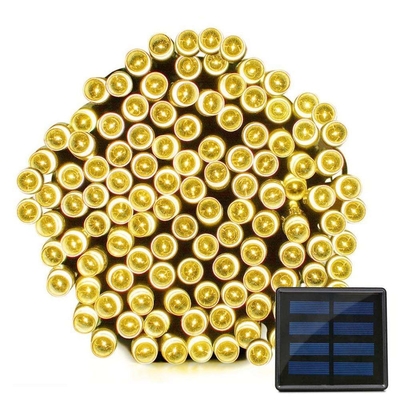 0.6W Łańcuchy słoneczne z kombinacją fal zdalnych 50 LED 100 LED 200 LED
