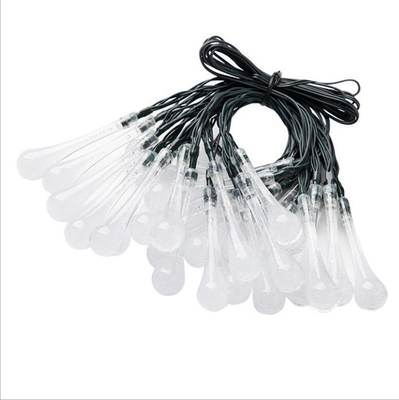 LED Kolorowe krople wody Solar Fairy Lights Zewnętrzne wodoodporne do trawnika ogrodowego 9M * 60LED