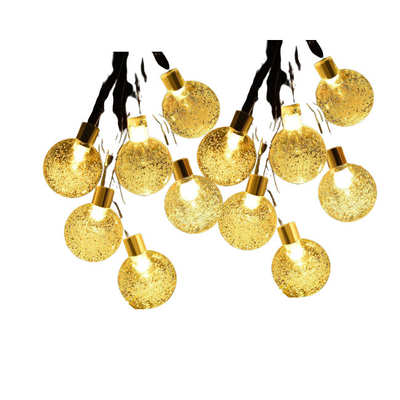 Bubble Ball Solar Powered Star String Lights 50LED CRI80 4,5v