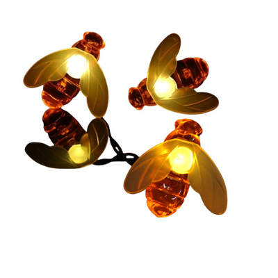 Śliczne Solar Bee Garden Lights Zasilana bateryjnie świąteczna girlanda Light 20lm / w