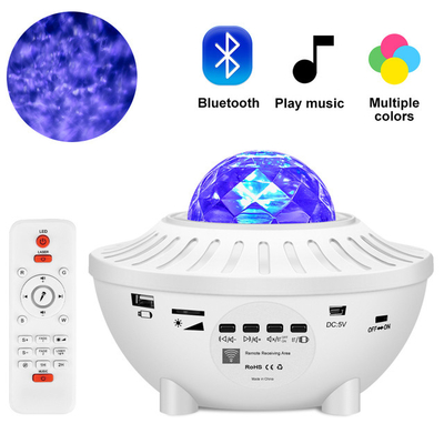 WINXU LED Galaxy Star lampka nocna projektor pokój obróć gwiaździste niebo Galaxy projektor