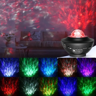 WINXU LED Galaxy Star lampka nocna projektor pokój obróć gwiaździste niebo Galaxy projektor