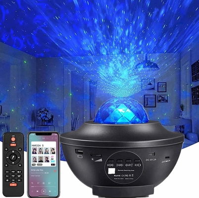 WINXU LED Galaxy Star lampka nocna projektor pokój obróć gwiaździste niebo Galaxy projektor