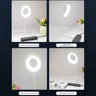 Ochrona oczu Składana lampa studyjna Przenośne energooszczędne nocne lampy stołowe z portem USB