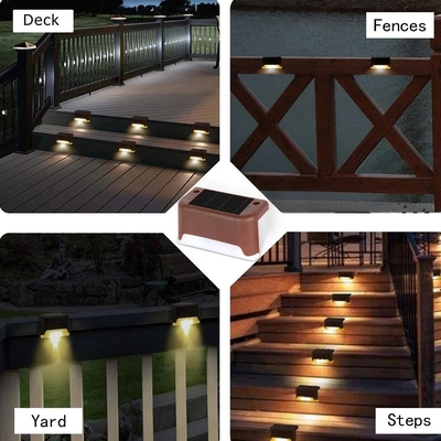 Outdoor Garden Solar Patio Step Lights Wodoodporne oświetlenie krajobrazu