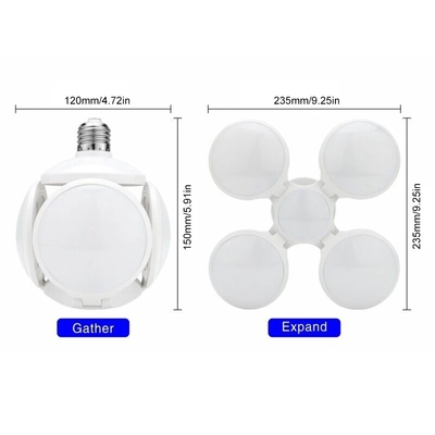 Regulowana odkształcalna lampa LED Football UFO E27 40W do gabinetu w sypialni