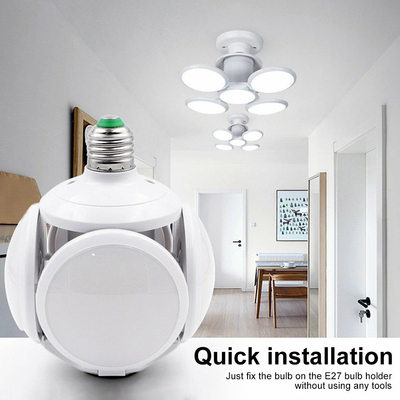 Regulowana odkształcalna lampa LED Football UFO E27 40W do gabinetu w sypialni