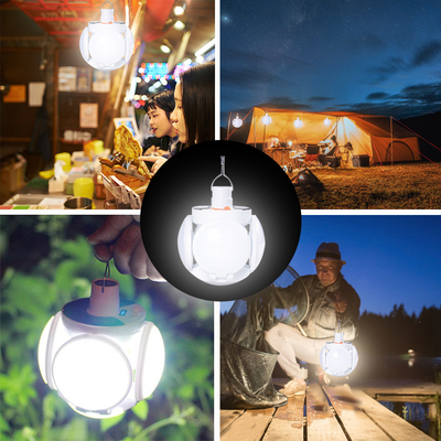 Składana lampa LED do piłki nożnej USB Charge Search Light na kemping