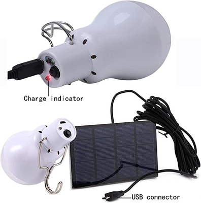 Przenośna słoneczna żarówka awaryjna USB Akumulator 3W 4000 Luminous Cool White Color