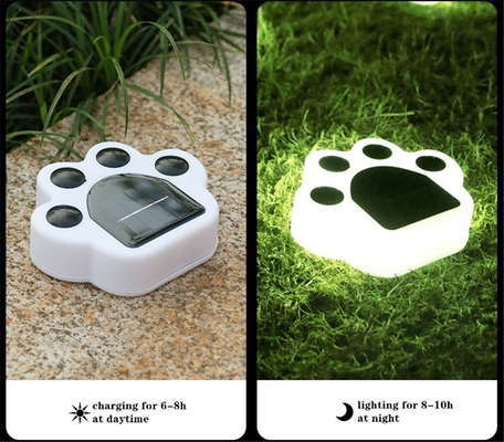 IP65 Solar LED Garden Lights Atmosfera Pochowana lampa PVC Bear Paw