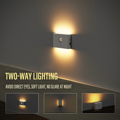 Bezprzewodowa indukcja LED SMD2835 Lampka nocna Indukcja ludzkiego ciała