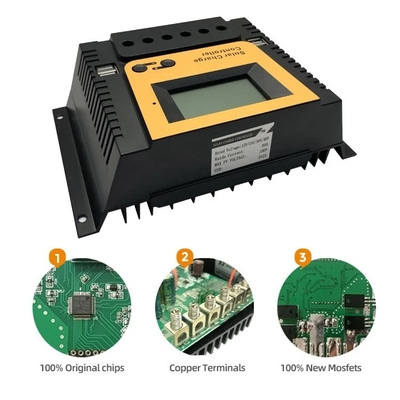 PWM Regulator panelu ładowania słonecznego 10A 20A 30A 40A 12V 24V 36V 48V