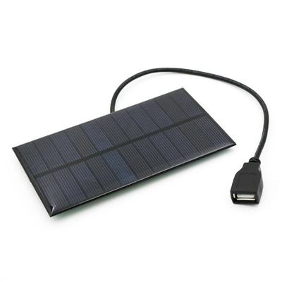 1.65W ładowarka słoneczna Panel słoneczny 76*133MM wyjście ładowanie energii słonecznej na zewnątrz Camping telefon komórkowy USB ładowane urządzenie