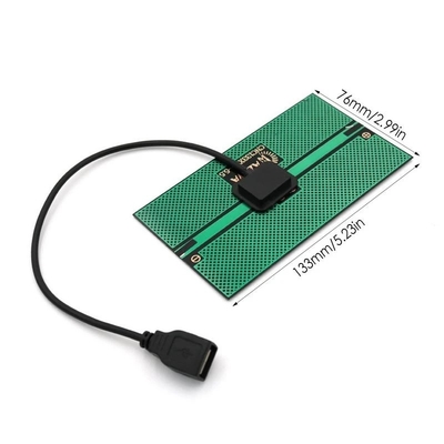 1.65W ładowarka słoneczna Panel słoneczny 76*133MM wyjście ładowanie energii słonecznej na zewnątrz Camping telefon komórkowy USB ładowane urządzenie