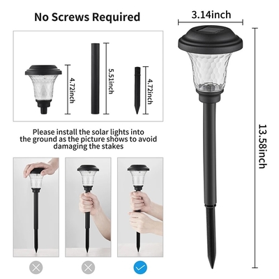 Outdoor Courtyard Path Solar LED Garden Lights Dekoracyjne Wodoodporne