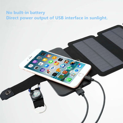 10W składany panel słoneczny 5V 2.1A urządzenia wyjściowe USB do smartfonów