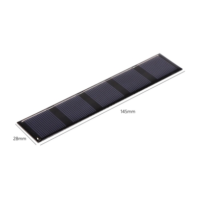 0,5 W 2,5 V 145 * 28 mm Zewnętrzna przenośna ładowarka do paneli słonecznych do powerbanku