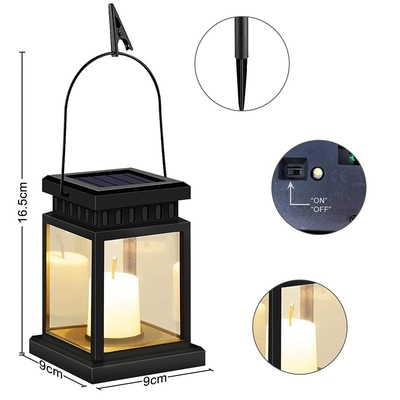 Balkon Solar LED Garden Lights Zewnętrzne dekoracyjne oświetlenie świec